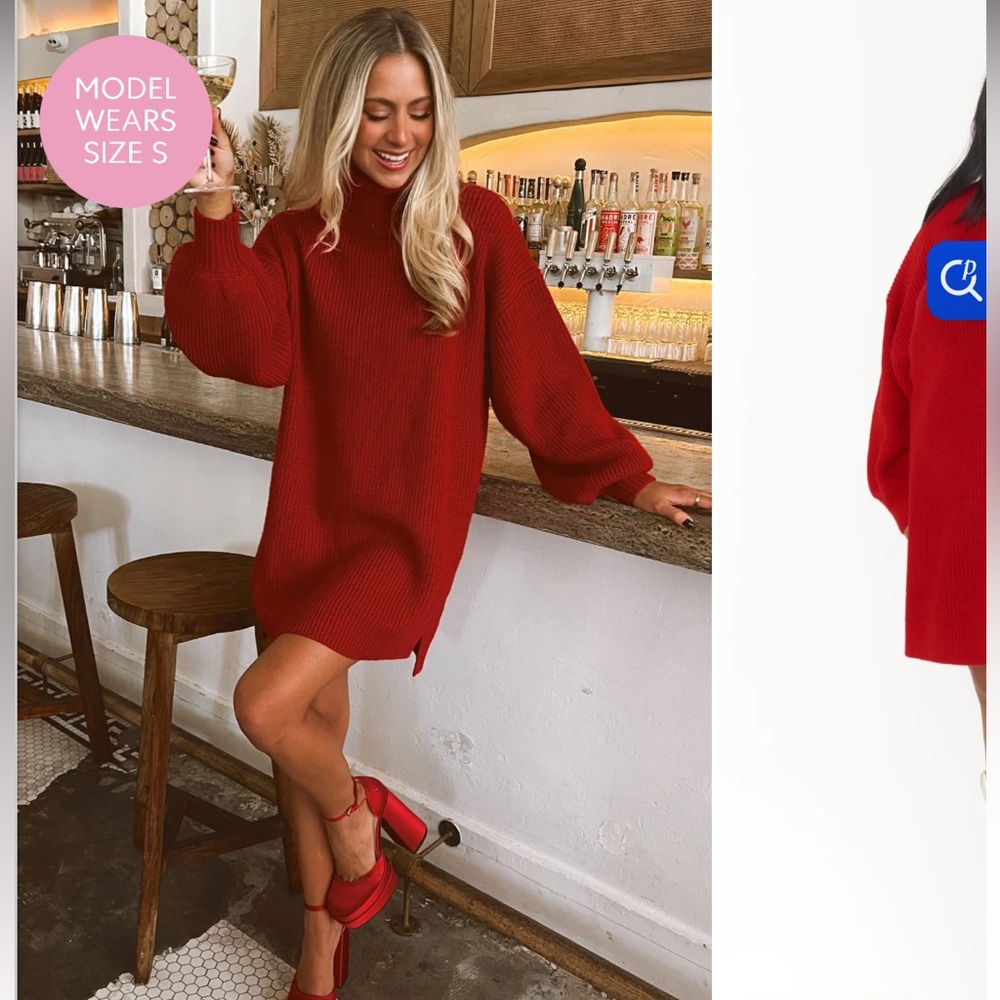 Show Me Your Mumu Chester Sweater Dress size small